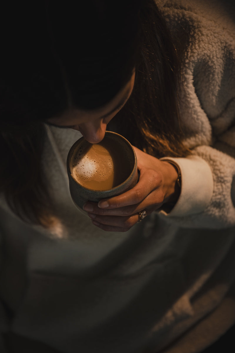 Cozy Winter Cacao Coffee Protein Smoothie