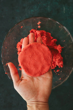 High-Protein Beet Arepas — Corn + Chocho Arepas - MIKUNA