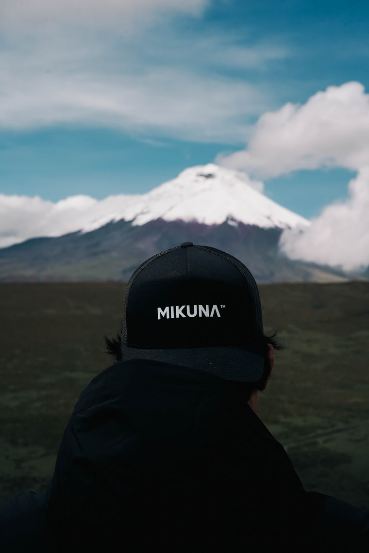A snow-capped Ecuadorian volcano above the high plain